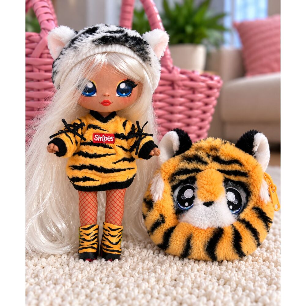 Na! Na! Na! Surprise Bianca Bengal Series 4 MGA Tiger Doll Complete Set